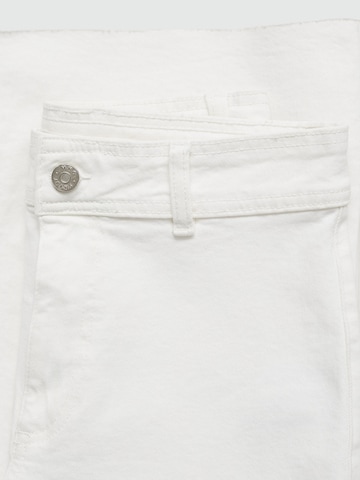 MANGO Wide Leg Jeans 'Catherin' in Weiß
