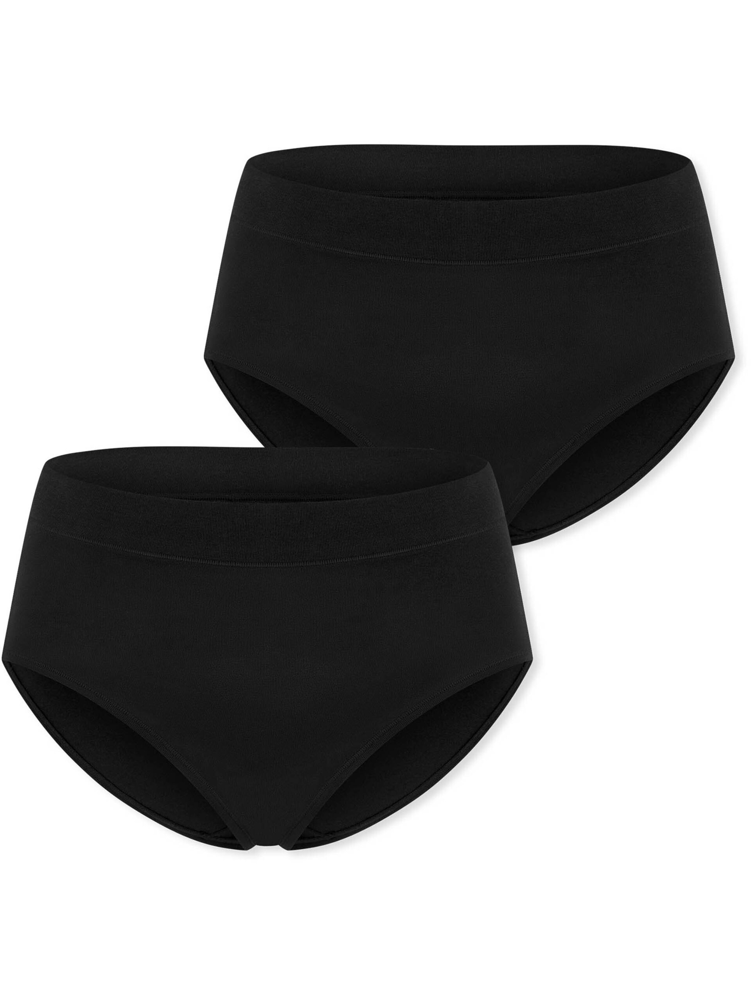 SCHIESSER Slip in Schwarz: Vorderseite