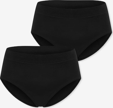 Slip SCHIESSER en noir : devant