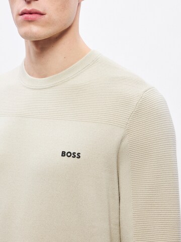 BOSS Πουλόβερ 'Momentum-X' σε μπεζ