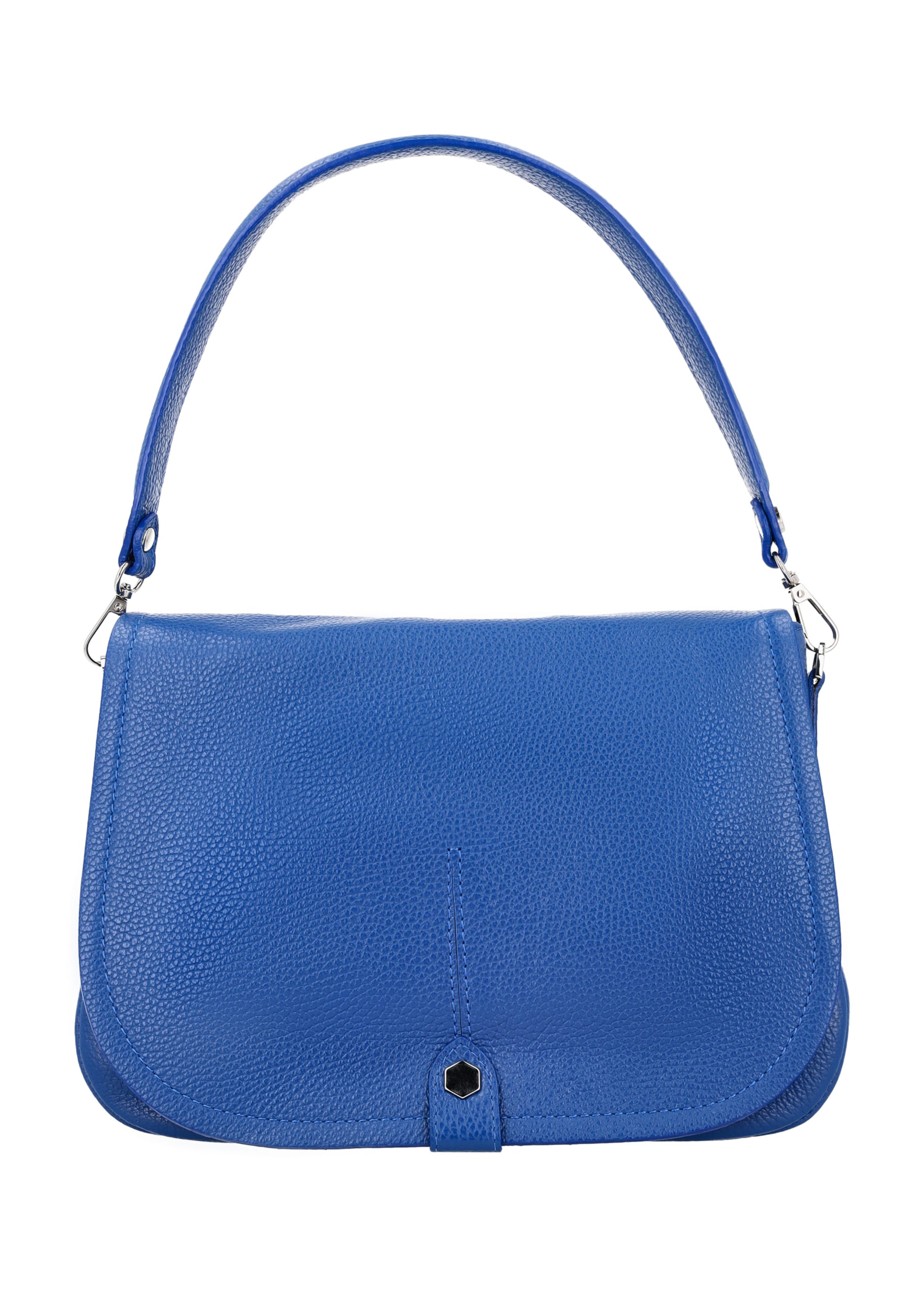 faina - Mala de ombro em azul: frente