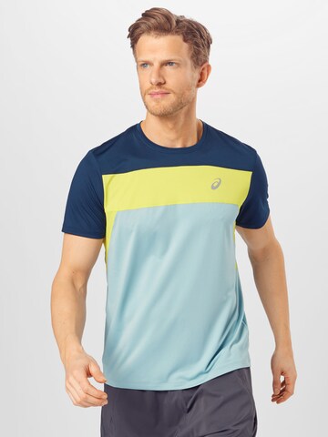 T-Shirt fonctionnel 'Race' ASICS en bleu : devant