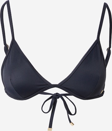 Tommy Hilfiger Underwear Triangle Bikini Top in Blue: front