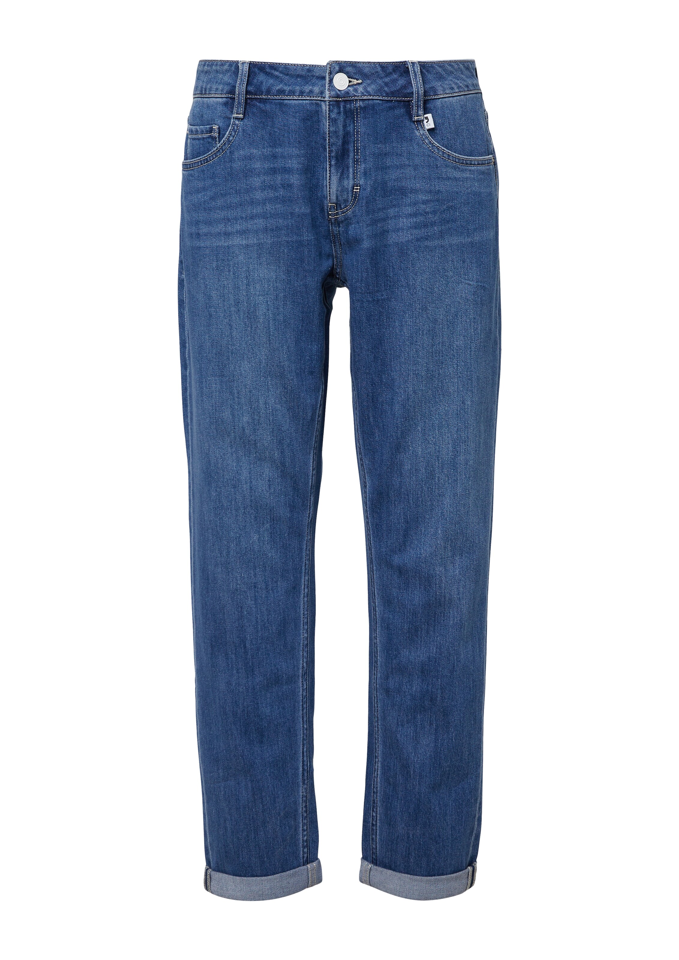 comma casual identity Loosefit Jeans in Blau: Vorderseite