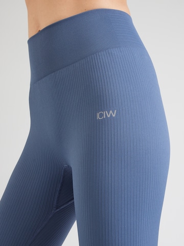 ICANIWILL Skinny Sportovní kalhoty – modrá