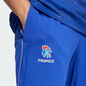 ADIDAS PERFORMANCE Slimfit Sportbroek in Blauw