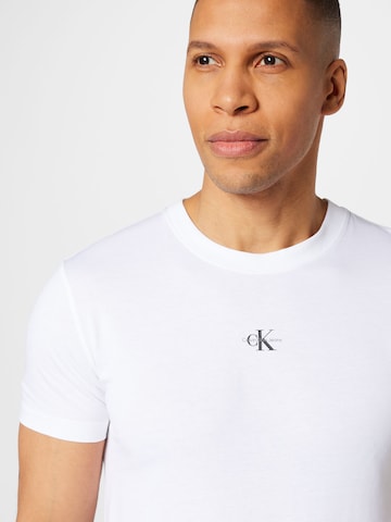 Calvin Klein Jeans - Camiseta en blanco