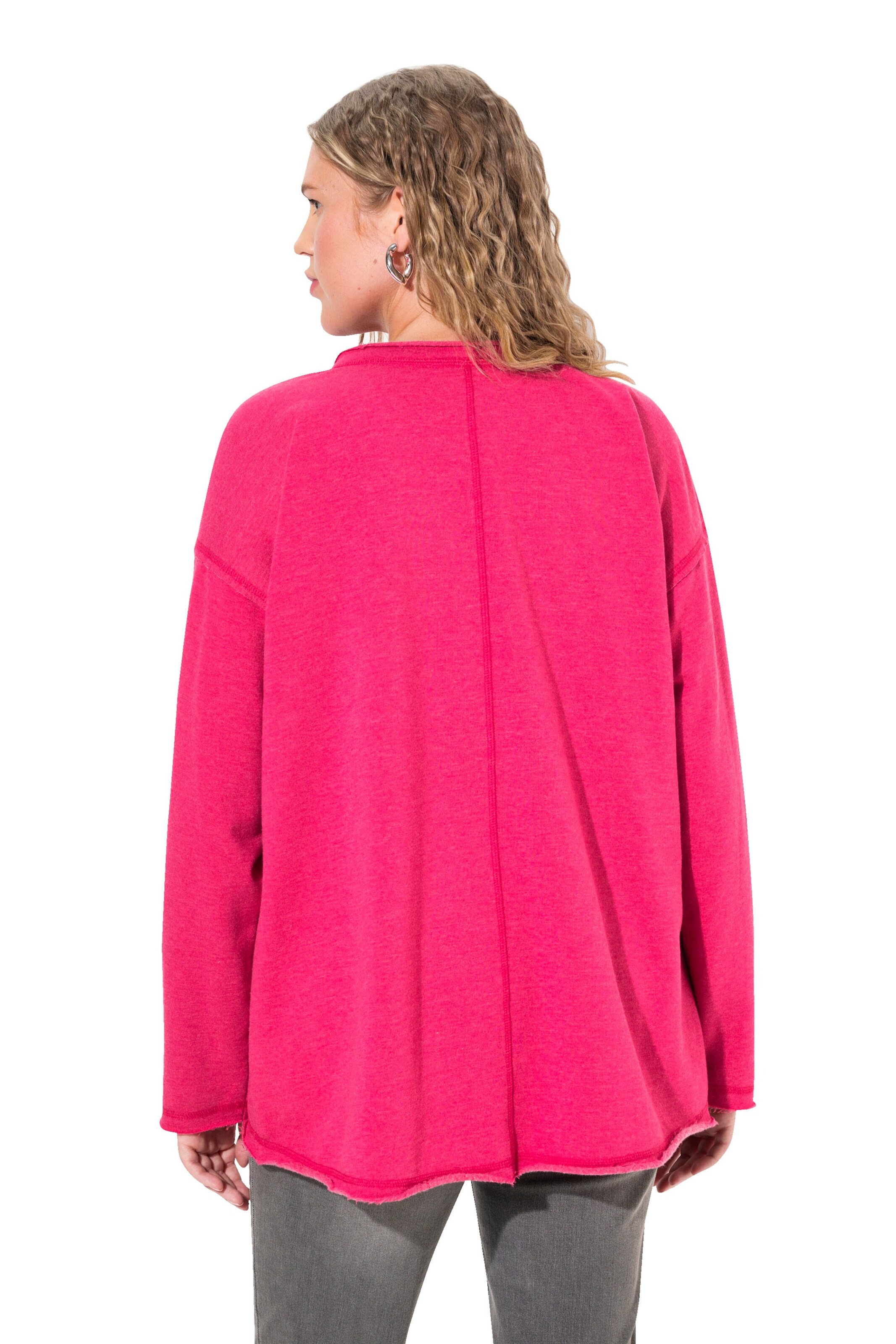Ulla Popken Sweatshirt in Pink