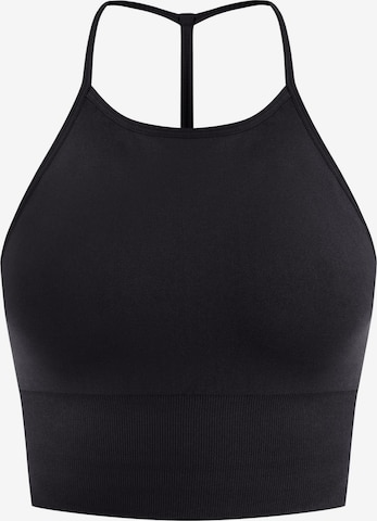 Smilodox Top Maria Solid Strap Light Support in Schwarz: Vorderseite