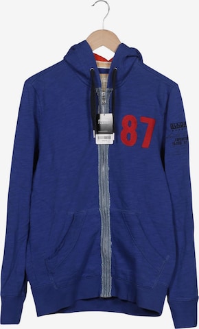 NAPAPIJRI Kapuzenpullover L in Blau: Vorderseite