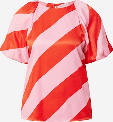 Warehouse - Blusa em rosa: frente