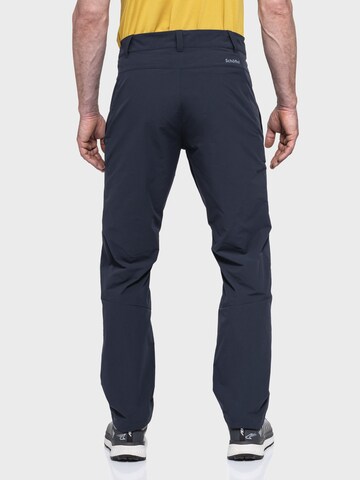 Schöffel Regular Outdoor trousers 'Kitzstein' in Blue