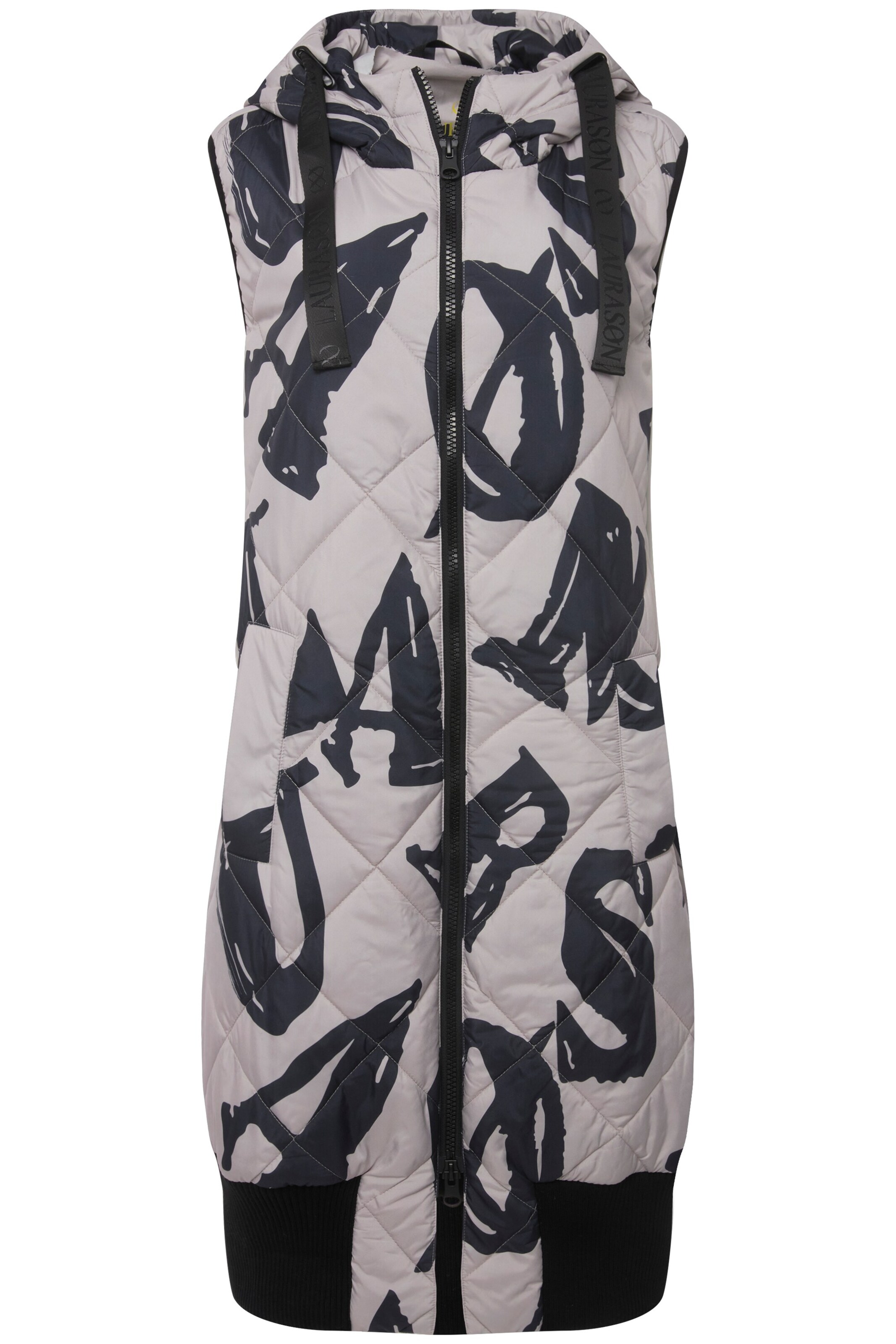 LAURASØN Vest in Grey: front