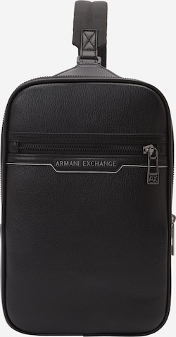 ARMANI EXCHANGE - Bolso de hombro 'CEDRIC' en negro: frente