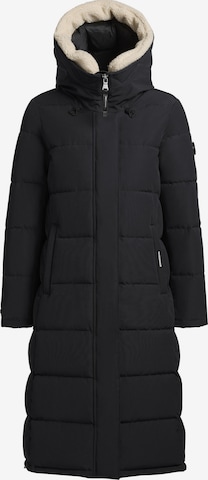 Manteau d’hiver 'Devion Teddy' khujo en gris : devant