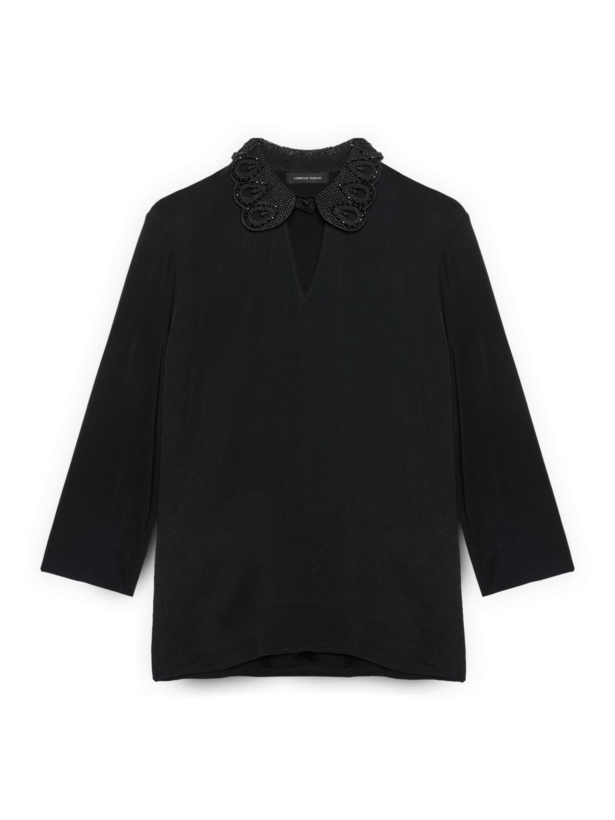 Fiorella Rubino Top in Black: front