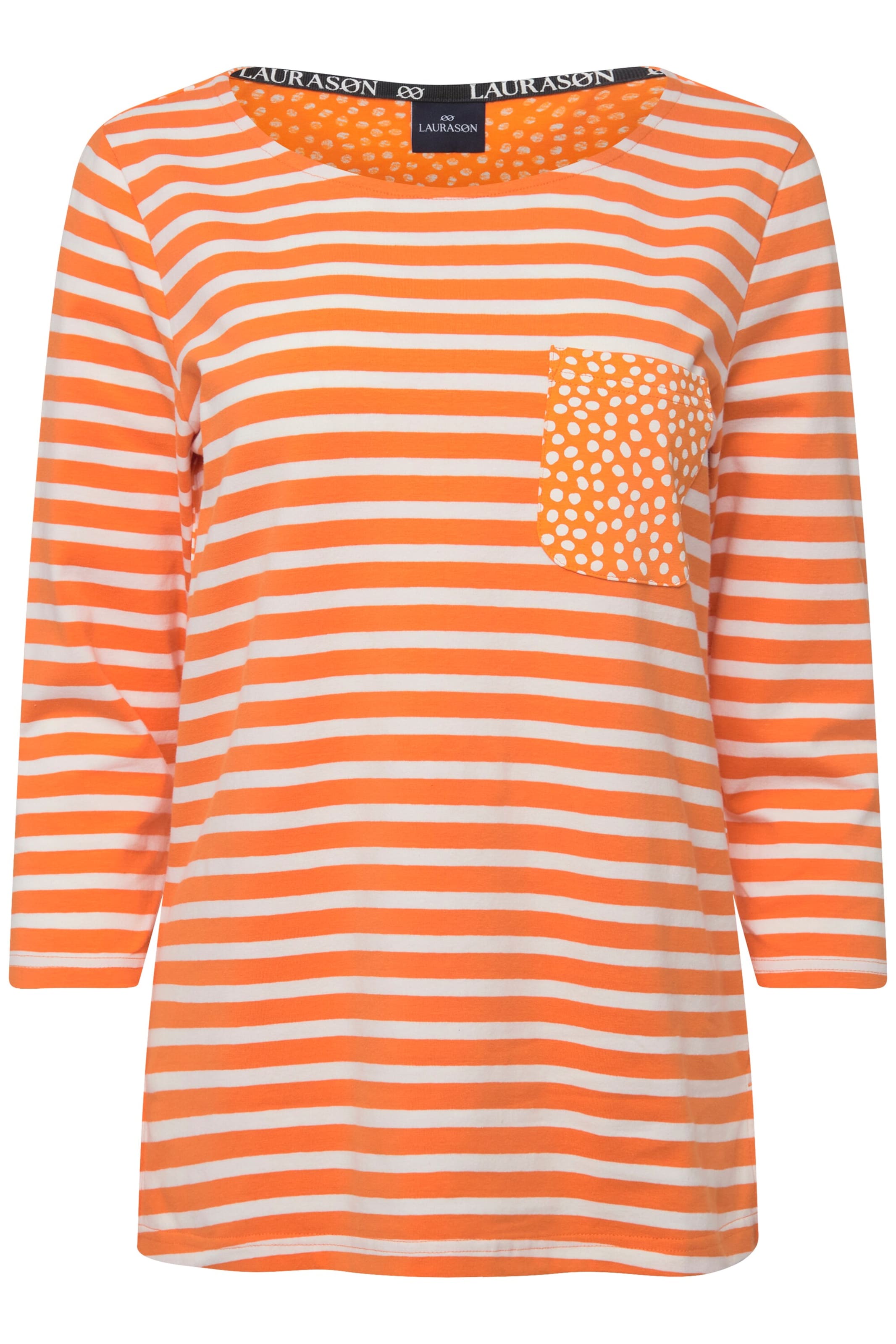 LAURASØN Shirt in Orange: front
