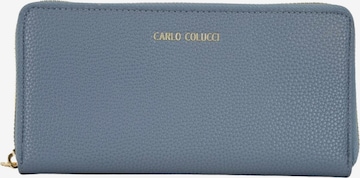 Porte-monnaies 'Checchinato' Carlo Colucci en bleu : devant