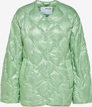 Veste mi-saison 'Maya' SELECTED FEMME en vert : devant