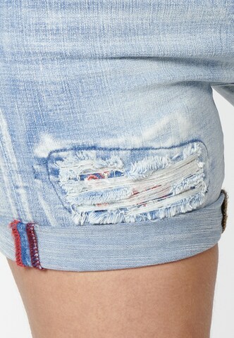 KOROSHI Slimfit Shorts in Blau