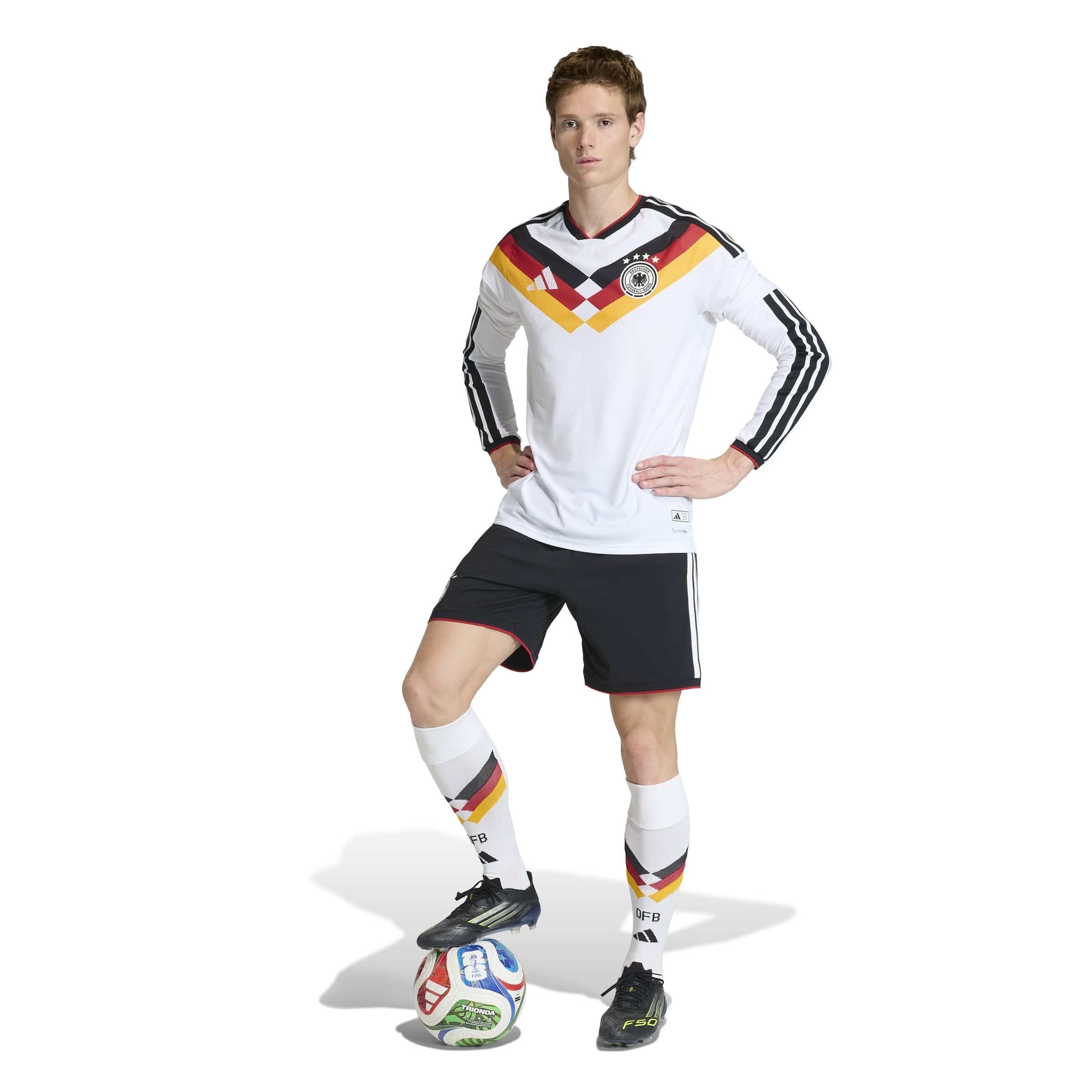 Regular Pantalon de sport 'Germany 26 Home' ADIDAS PERFORMANCE en noir