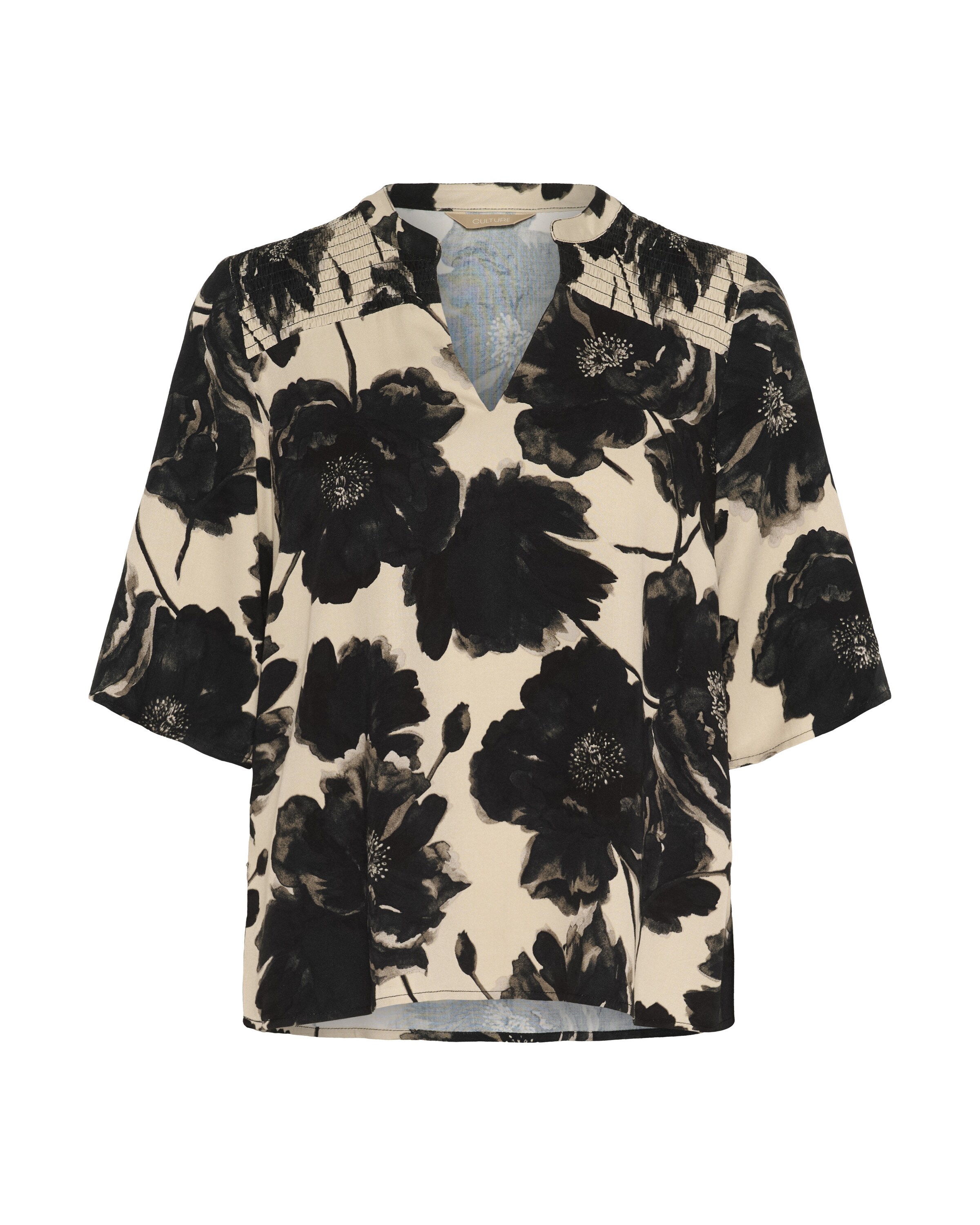 CULTURE Bluse 'CUrachel Elitha' i beige: forside