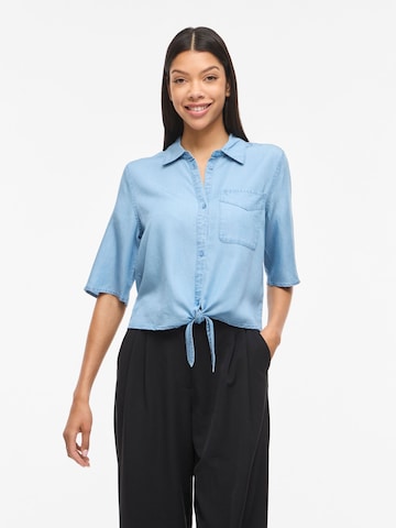 VILA Blouse 'VITea' in Blauw: voorkant