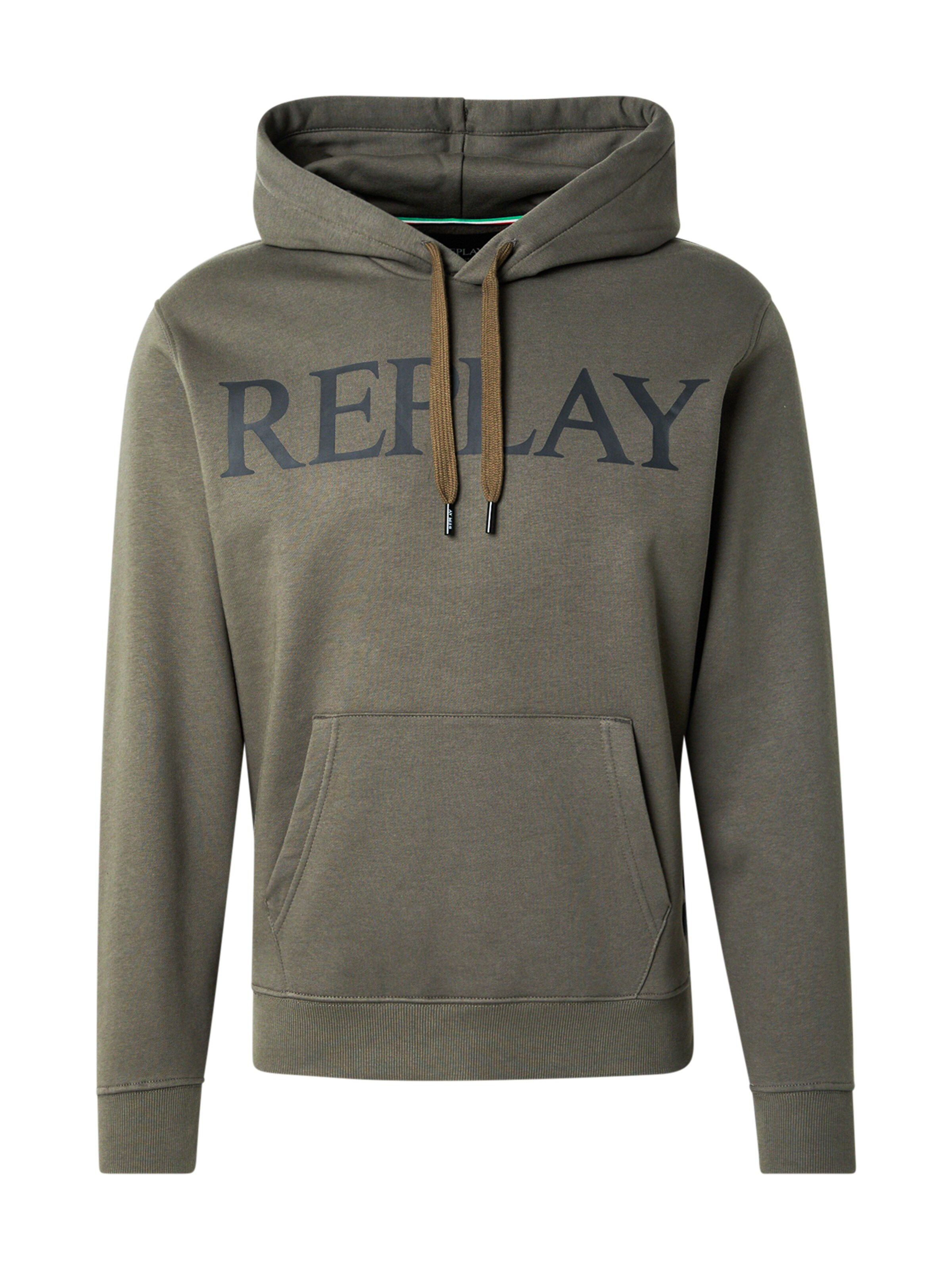 REPLAY Sweatshirt in Green: front