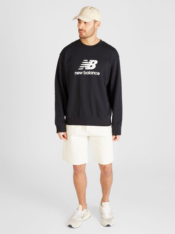 new balance Sweatshirt in Schwarz