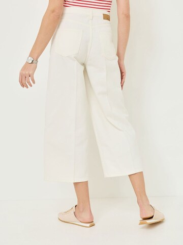 Wide Leg Jean Tamaris en blanc