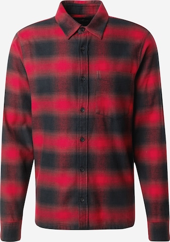 HOLLISTER - Ajuste confortable Camisa en rojo: frente