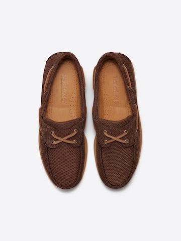 TIMBERLAND Čevlji na vezalke | rjava barva
