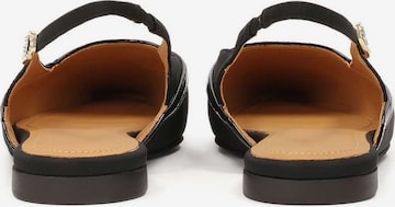 Kazar - Zapatos destalonado en negro