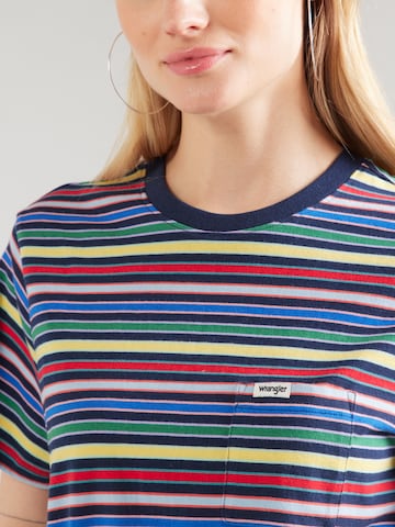 WRANGLER T-Shirt in Blau