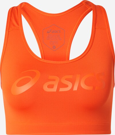 ASICS Sport-BH in silbergrau / dunkelorange / orangerot, Produktansicht