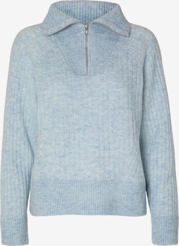 SELECTED FEMME Sweater 'Lulu Mika' in Blue: front