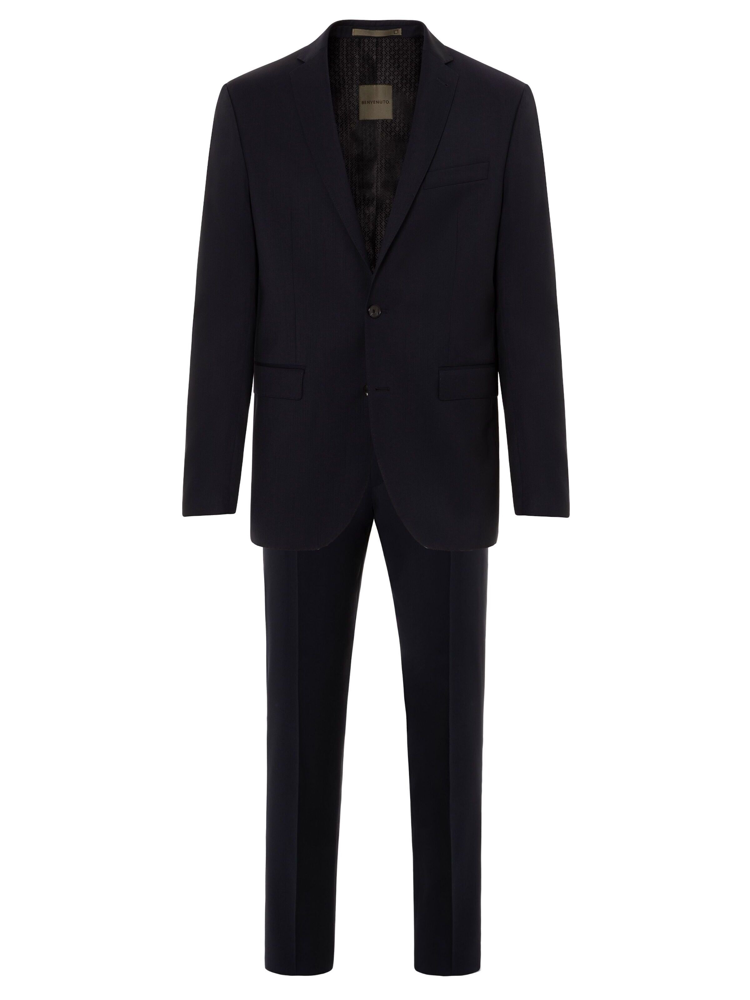 Coupe slim Costume 'Romeo Nero' BENVENUTO en bleu