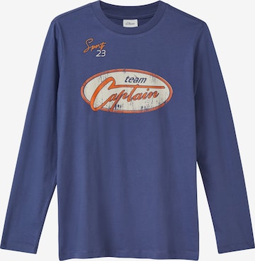 s.Oliver Shirt in Blue: front