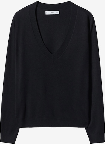 MANGO Sweater 'LUCCAV' in Black: front