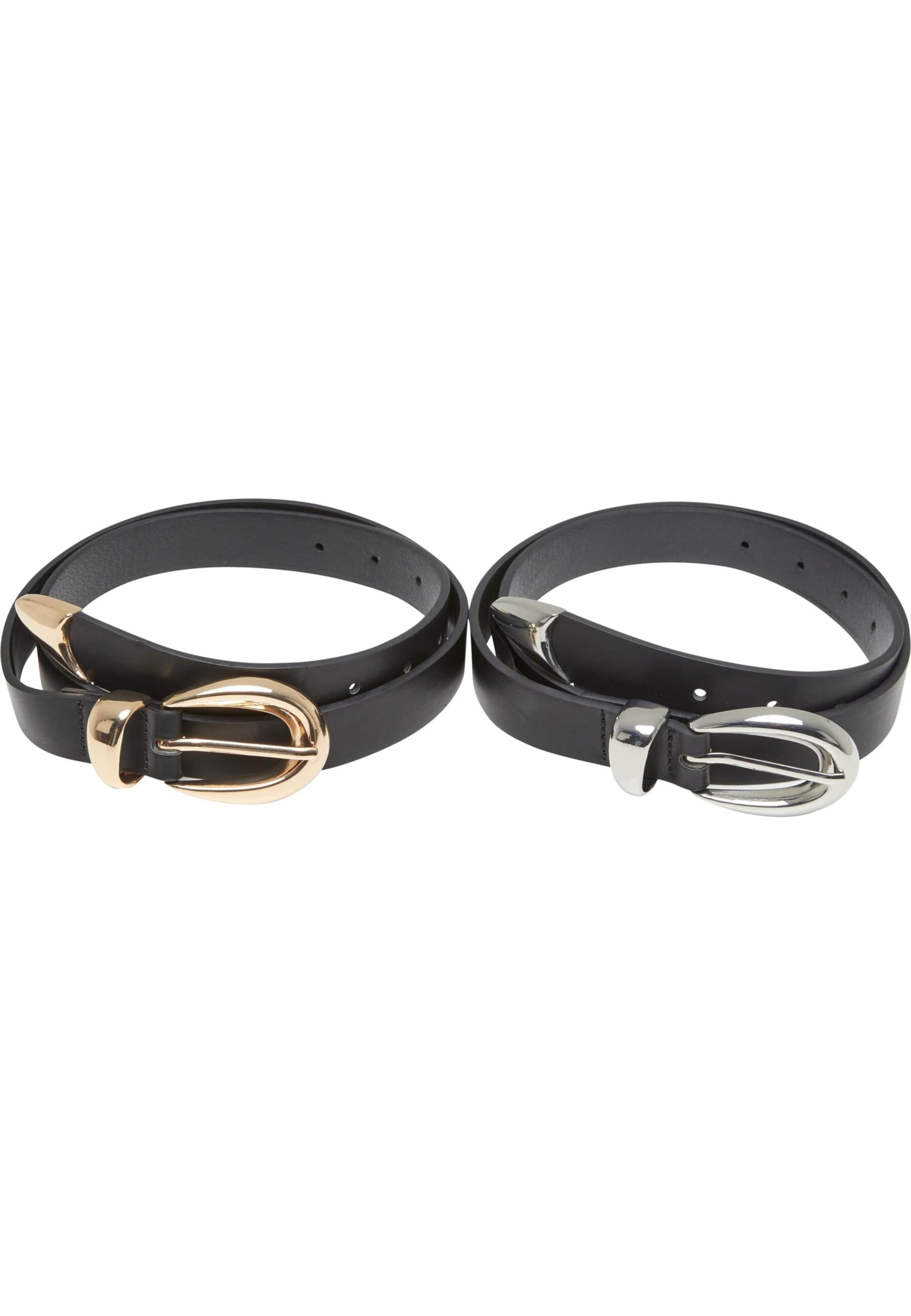 Ceinture Urban Classics en noir : devant