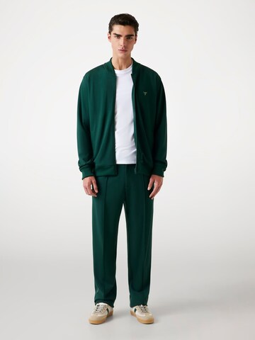 GUESS Sweatjacke in Grün
