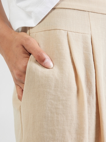 ABOUT YOU Wide Leg Hose 'Ellen' in Beige
