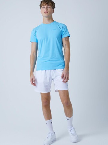 SPORTKIND Performance Shirt 'Rundhals' in Blue: front