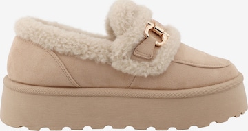 TOM TAILOR - Sapato Slip-on em bege: frente