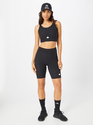 Top sportivo 'Rib ' di ADIDAS SPORTSWEAR in nero