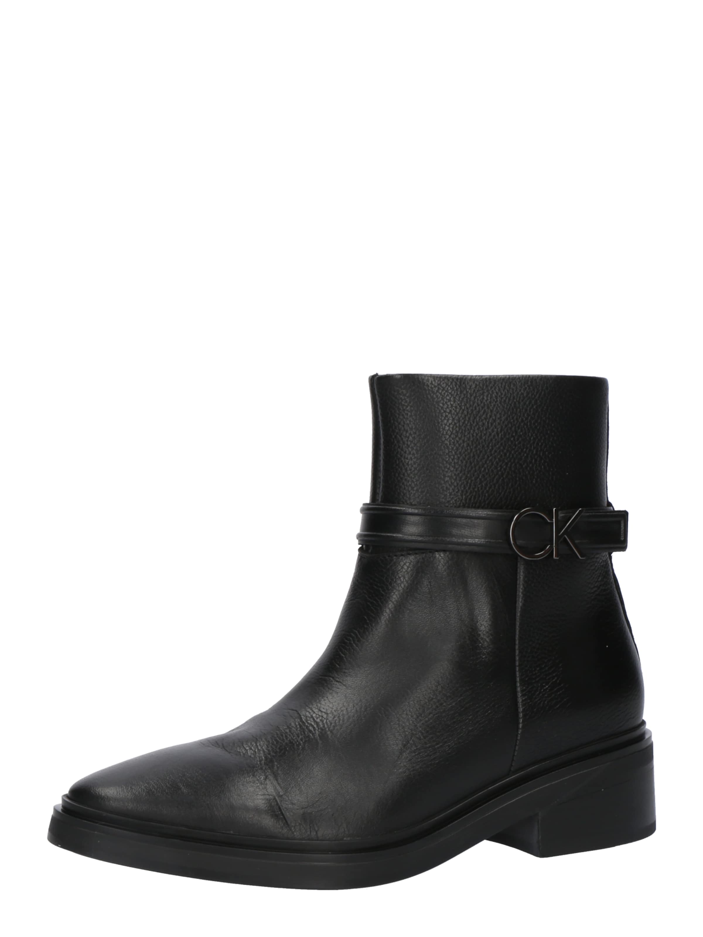 Calvin Klein Ankelboots i svart: framsida