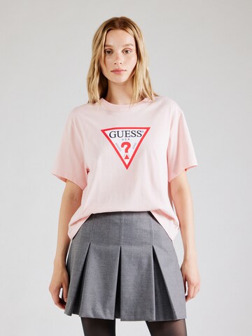 GUESS JEANS Shirt in Roze: voorkant