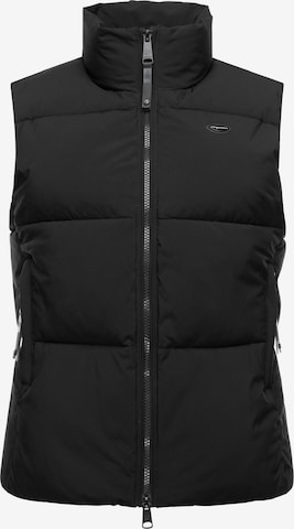 Ragwear Vest 'Ailish' in Black: front