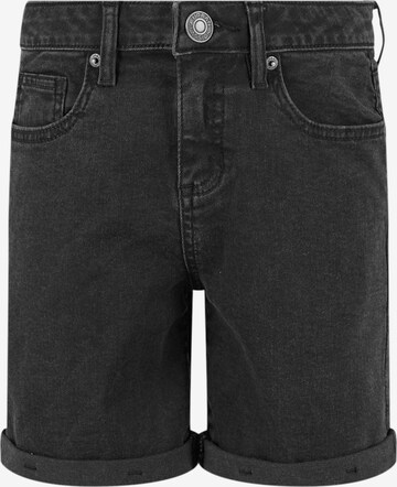 Urban Classics Regular Jeans in Zwart: voorkant
