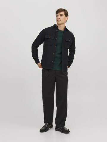 JACK & JONES Slim Fit Hemd 'Darren' in Schwarz